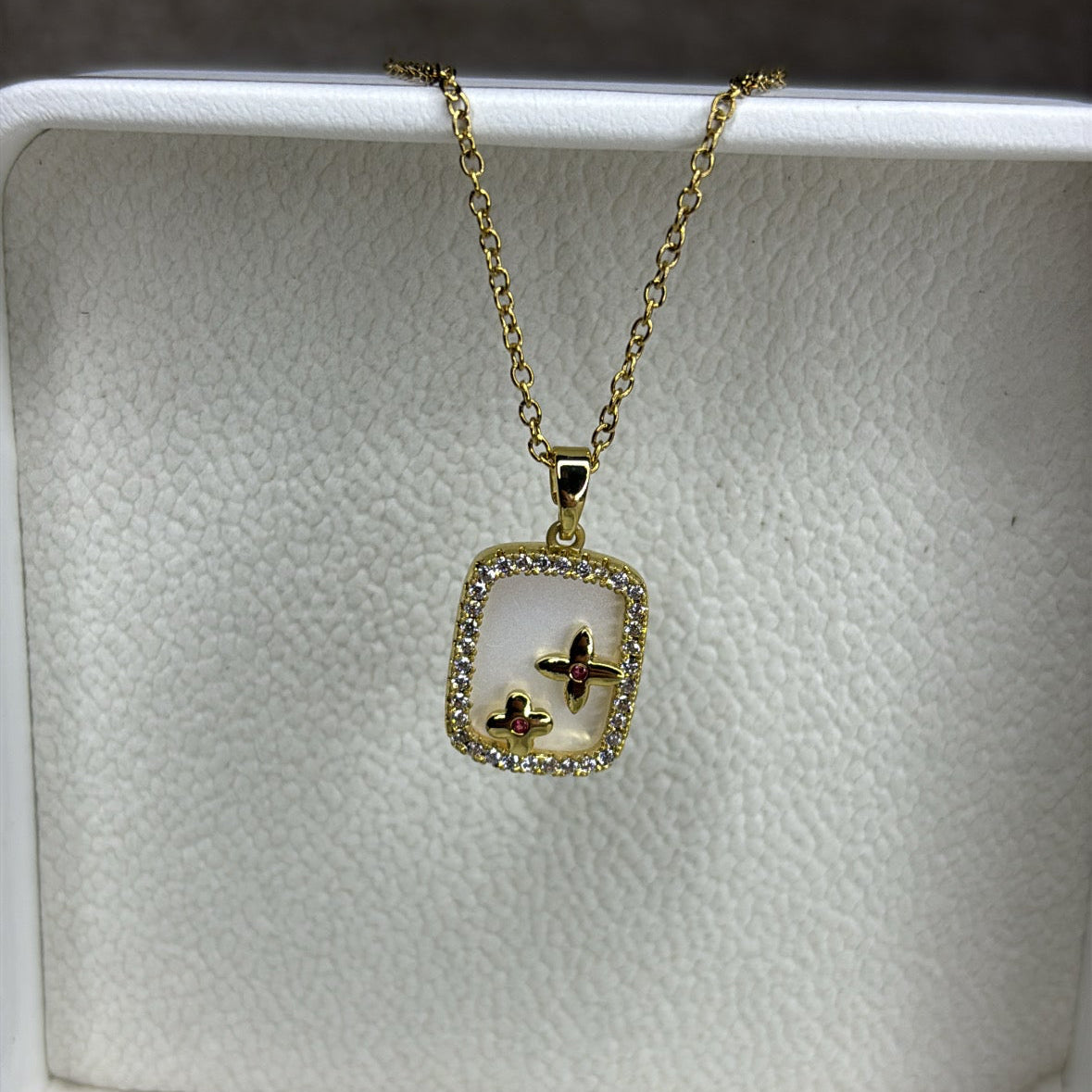 Collier Pendentif Rectangle